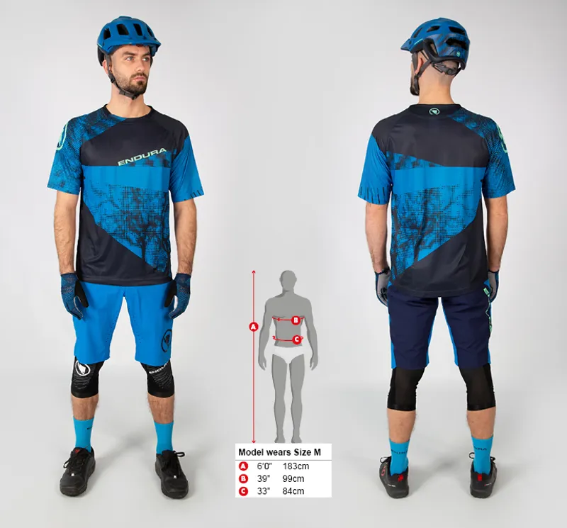 Endura SingleTrack Dots Mens Limited Edition T-Shirt - Navy-4