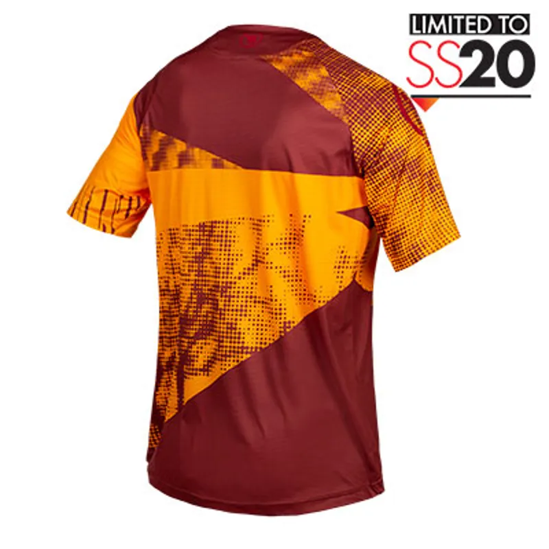 Endura SingleTrack Dots Mens Limited Edition T-Shirt - Tangerine-1