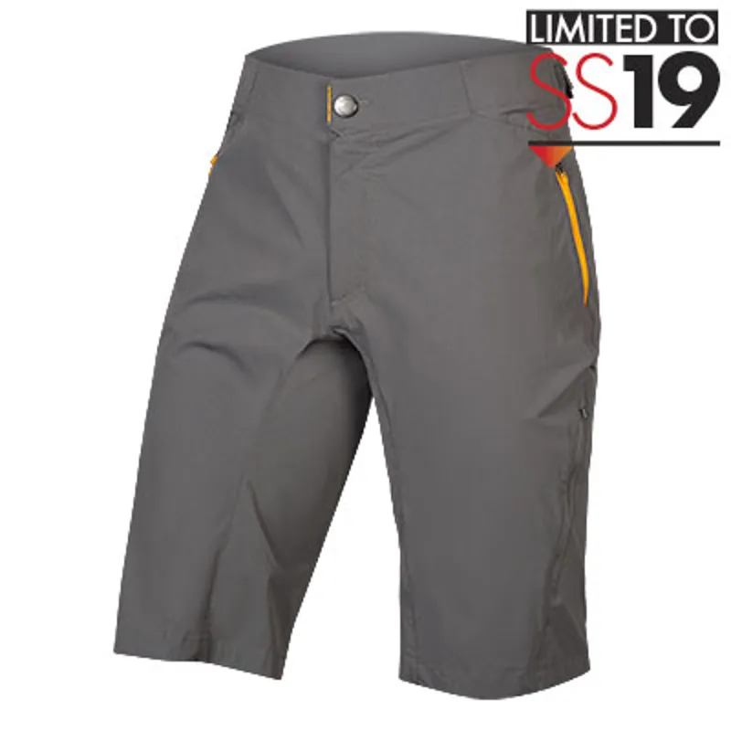 Endura SingleTrack Lite Mens Short II - Pewter Grey