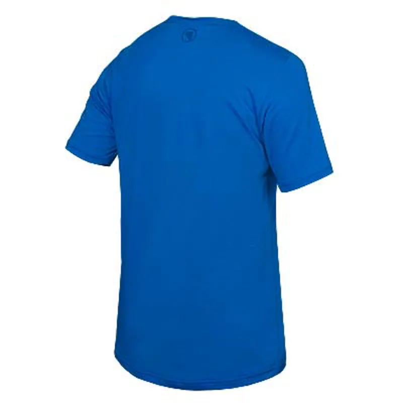 Endura SingleTrack Merino Mens T-Shirt - Azure Blue-1