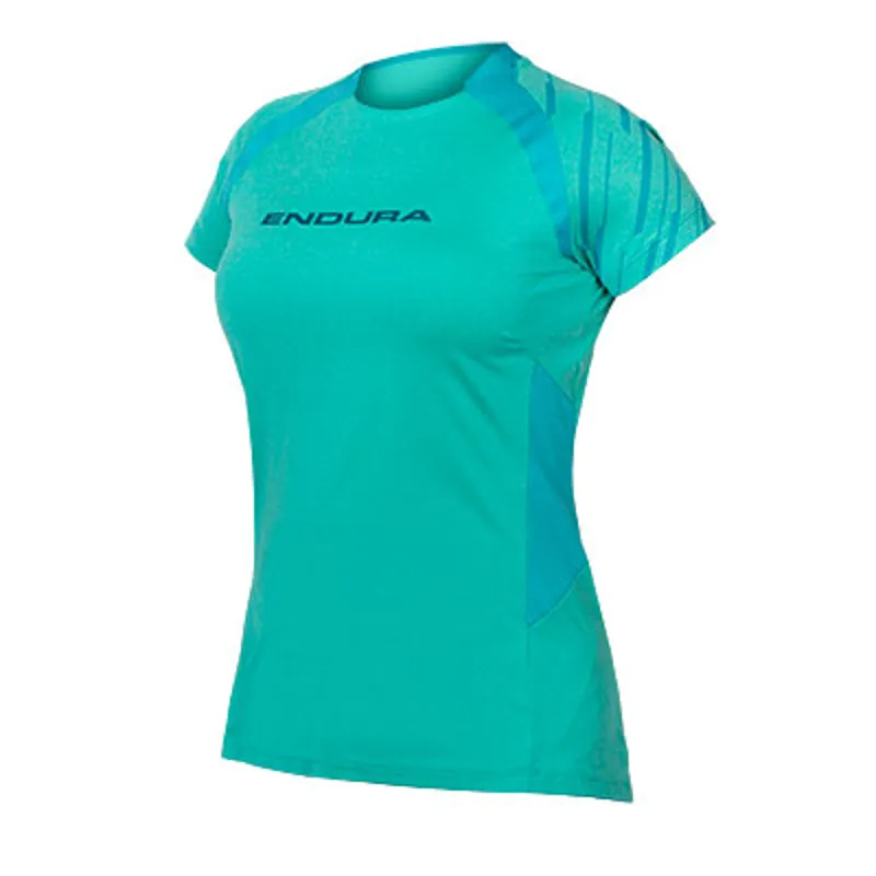 Endura SingleTrack Short Sleeve Womens Jersey - Pacific Blue