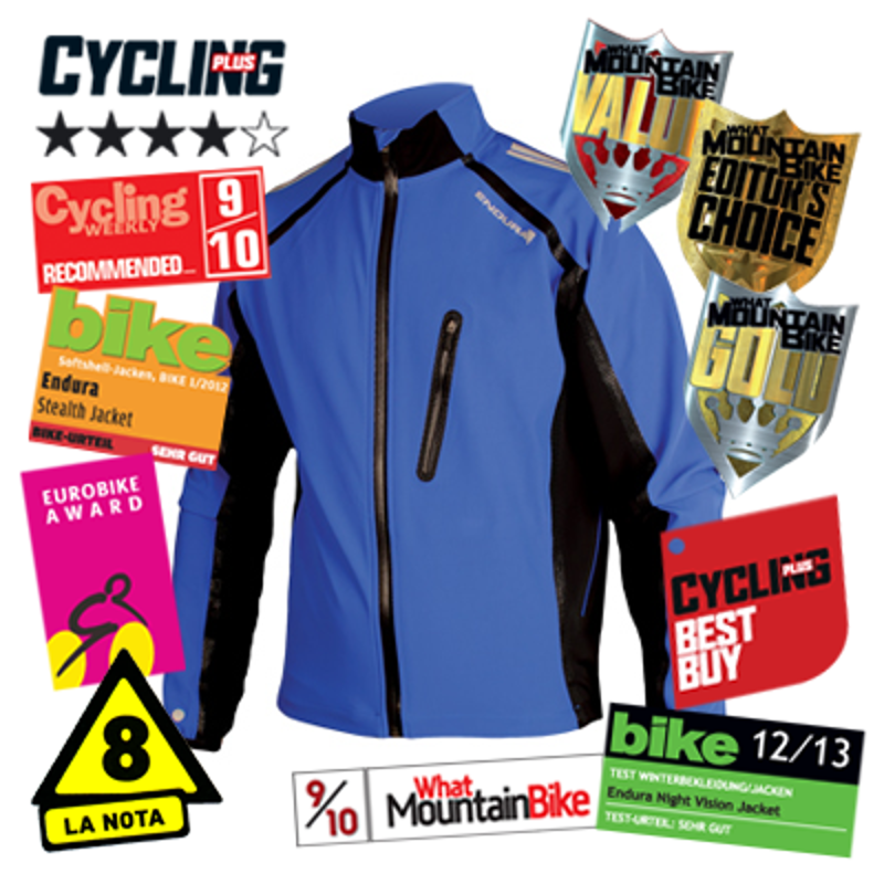 Endura Stealth II Waterproof Mens Jacket - Blue-2