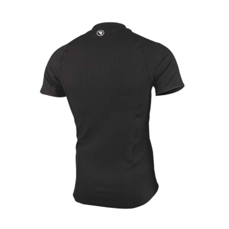 Endura Transrib Mens Short Sleeve Baselayer - Black-1