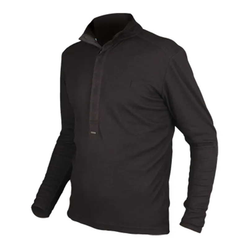 Endura Urban CoolMax Merino Mens Long Sleeve Jersey - Black