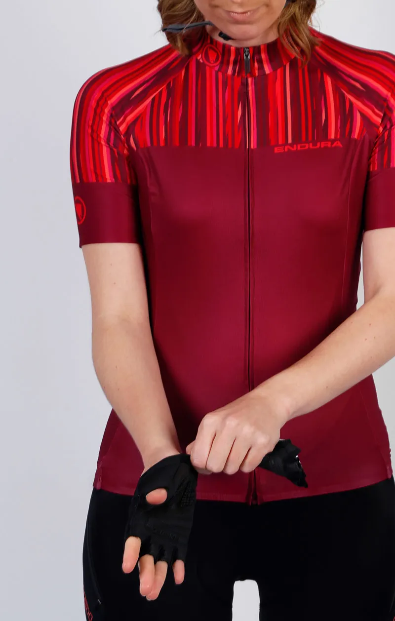 Endura Womens Pinstripe Short Sleeve Jersey-3