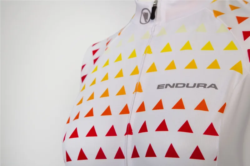 Endura Womens Triangulate Short Sleeve Jersey - White-5