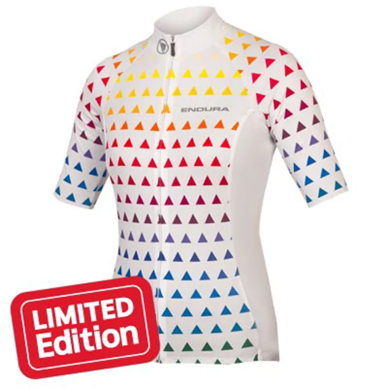Endura Womens Triangulate Short Sleeve Jersey - White