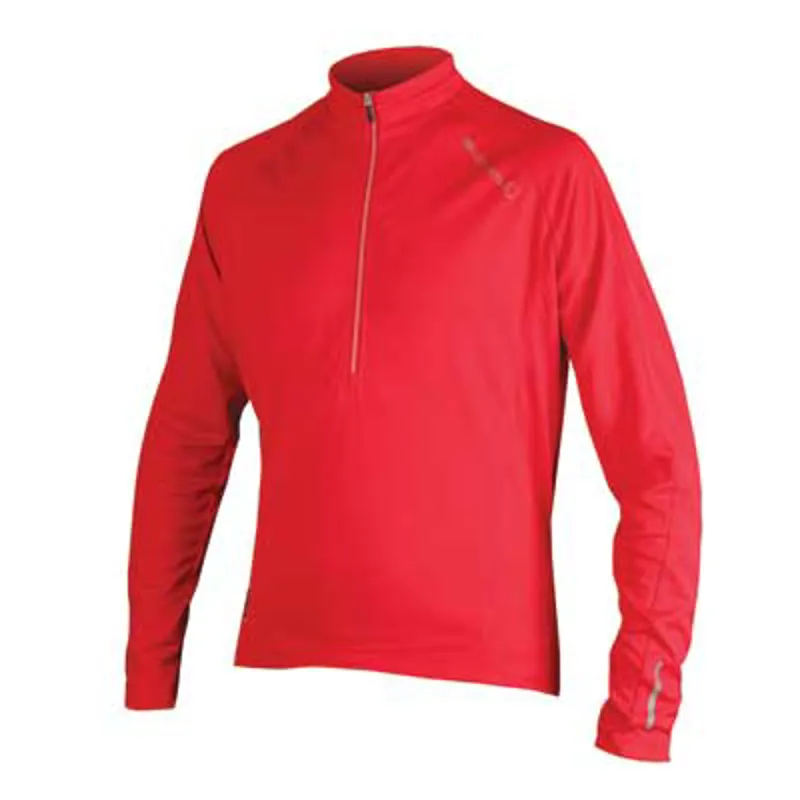 Endura Xtract Mens Long Sleeve Jersey - Red