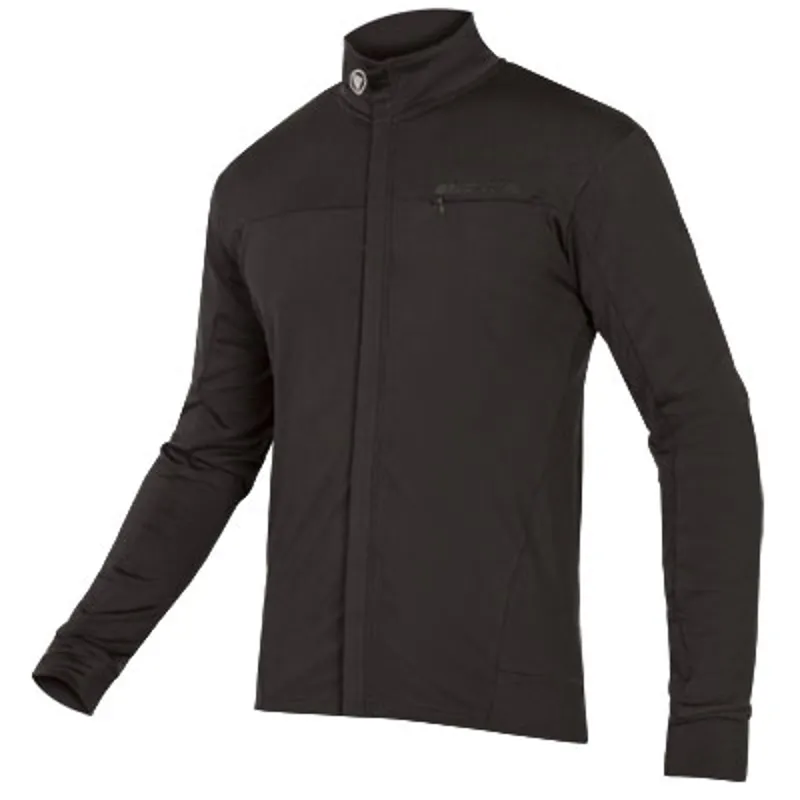 Endura Xtract Roubaix Mens Long Sleeve Cycling Jersey - Black - Size Medium