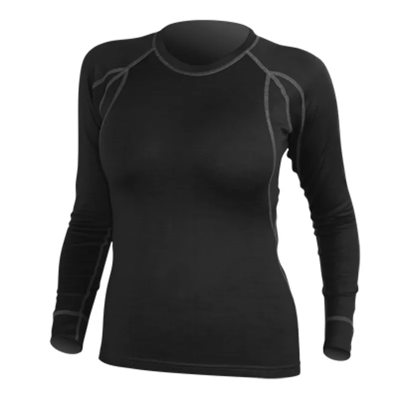 Endura Womens BaaBaa Merino Long Sleeve Baselayer - Black