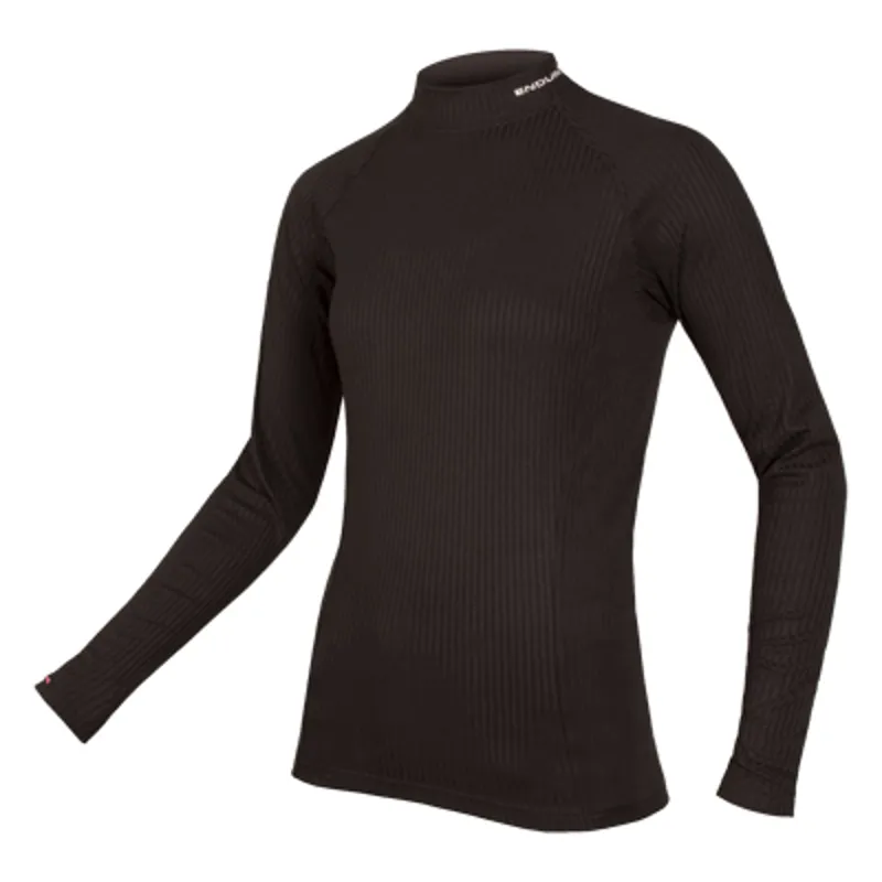 Endura Transrib Womens Long Sleeve Baselayer - Black