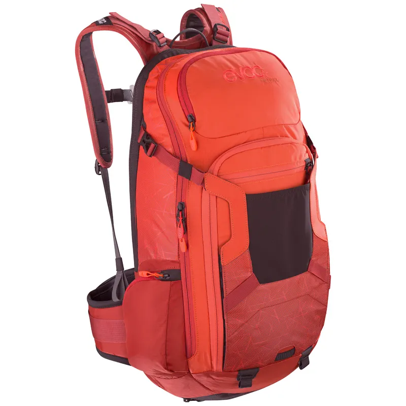 Evoc FR Trail Protector BackPack Orange Chilli Red