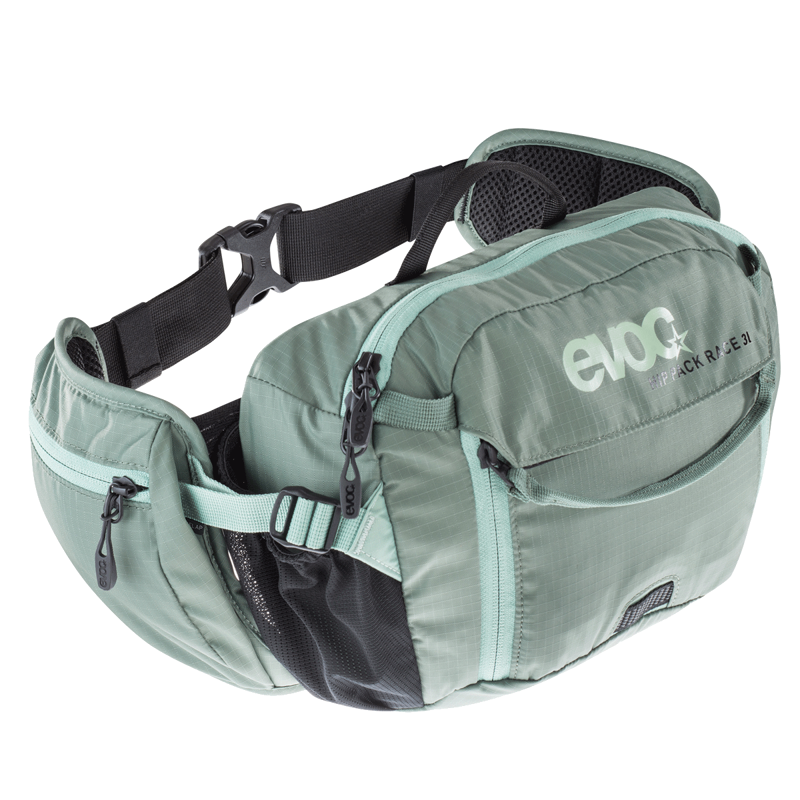 Evoc Hip Pack Race 3l Bag - Olive/Light Petrol