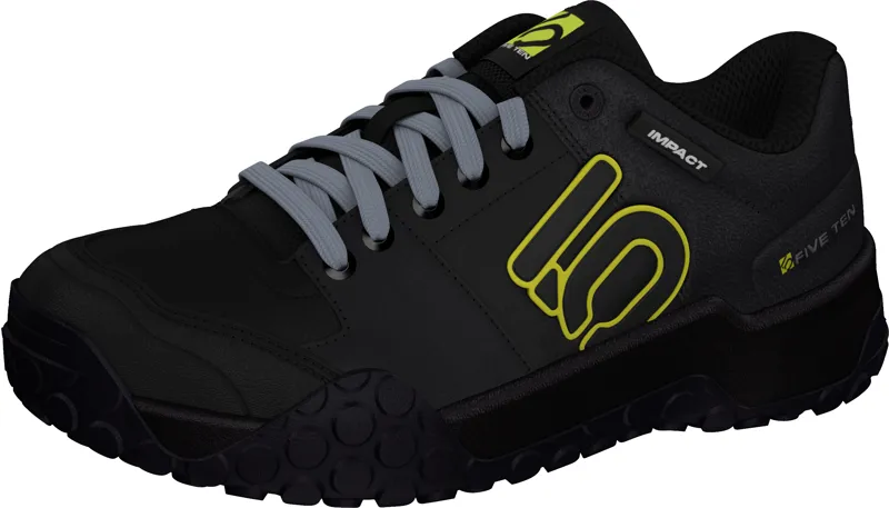 Fiveten Impact Sam Hill Mens Mountain Bike Shoe - Black/Grey/Yellow