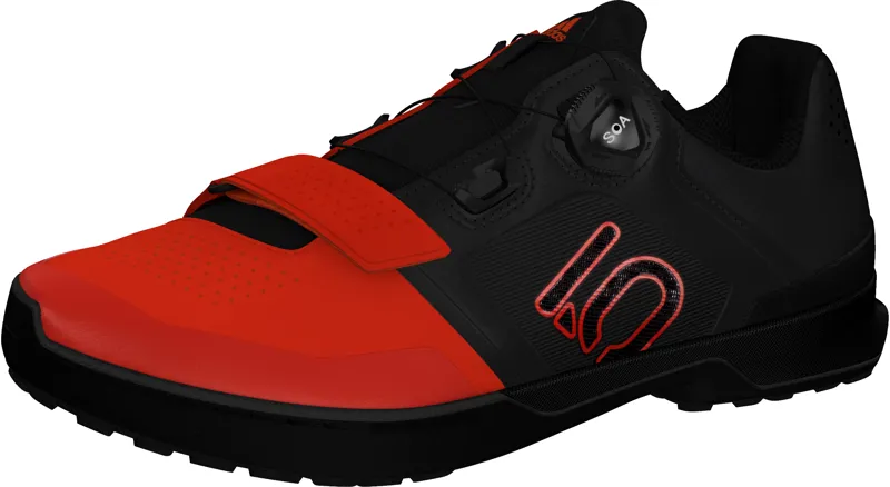 Fiveten Kestrel Pro Boa Mountain Bike Shoes - Black/Red-2
