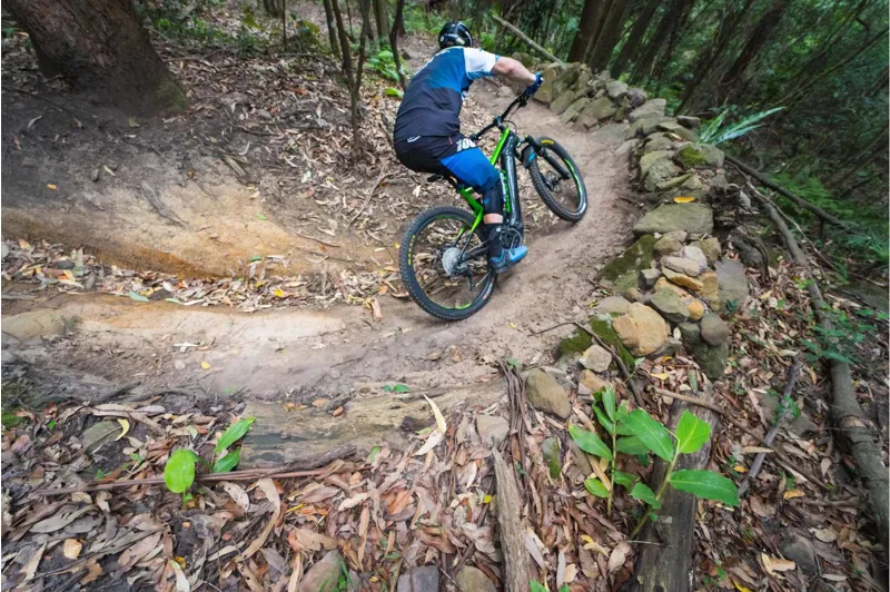 2019 Giant Trance E+ 1 Pro Mens Electric Bike - Gloss Black/Orange-2