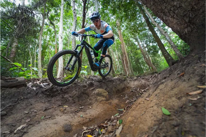 2019 Giant Trance E+ 1 Pro Mens Electric Bike - Gloss Black/Orange-3