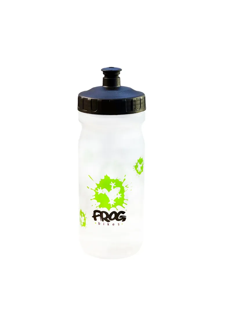 Frog Bikes Kids Water Bottle - Clear