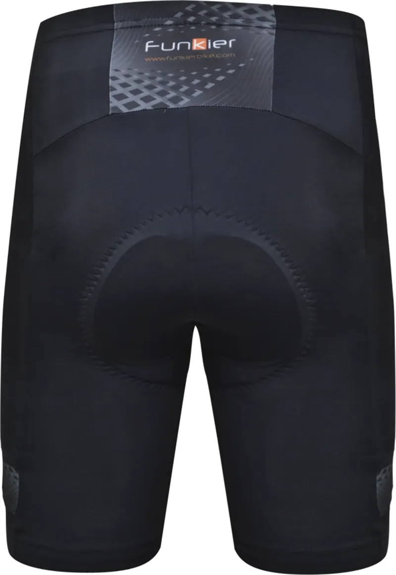 Funkier Airo S-227-B1 7 Panel Basic Shorts - Black-3