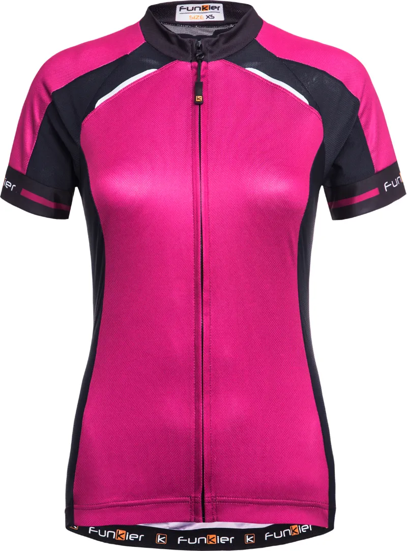 Funkier Amari Ladies Active Short Sleeve Jersey - Pink-1