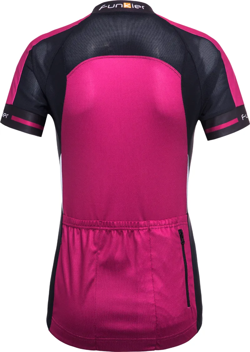 Funkier Amari Ladies Active Short Sleeve Jersey - Pink-2