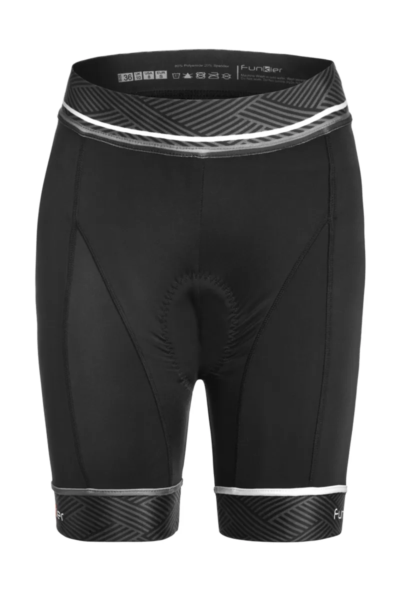 Funkier Ridesse Ladies 8 Panel Shorts with B-13 Pad-1