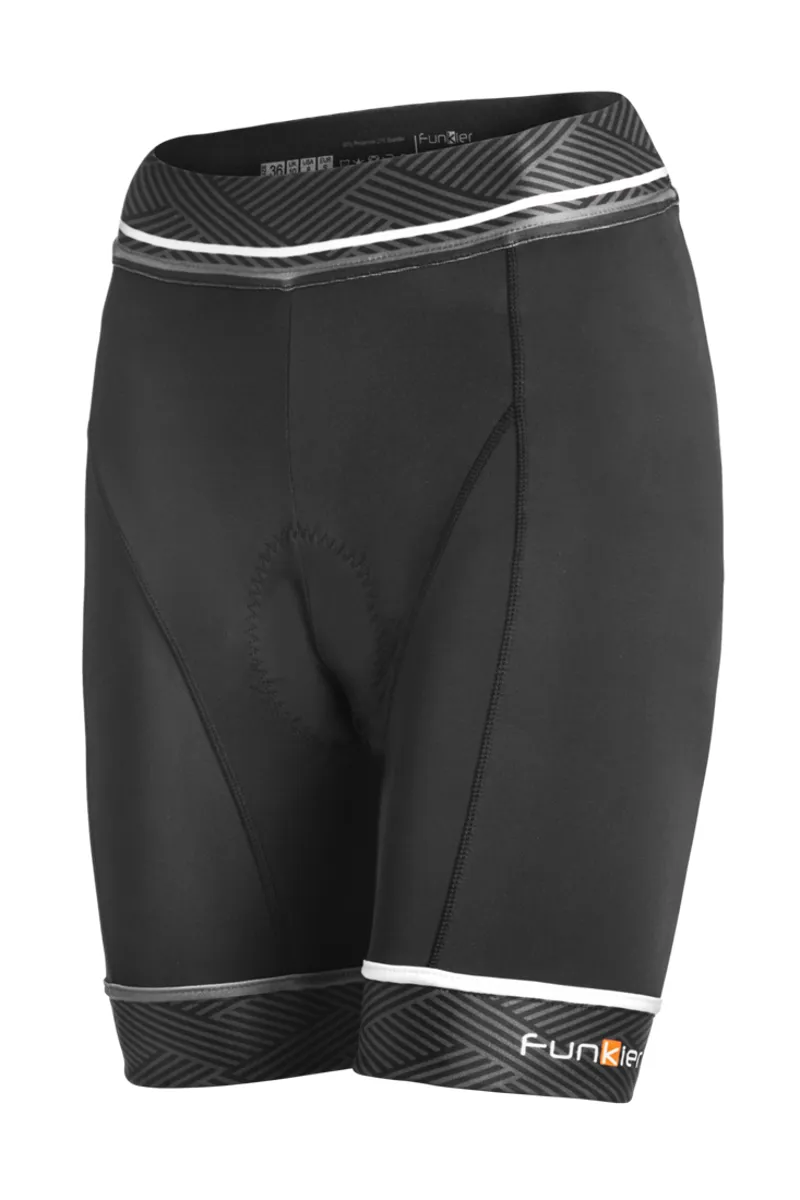 Funkier Ridesse Ladies 8 Panel Shorts with B-13 Pad