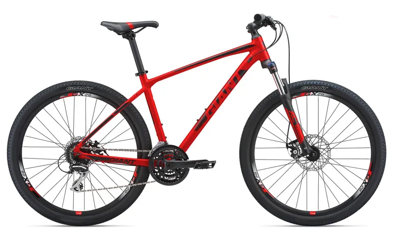 2018 Giant ATX 1 Mens Mountain Bike Red Black