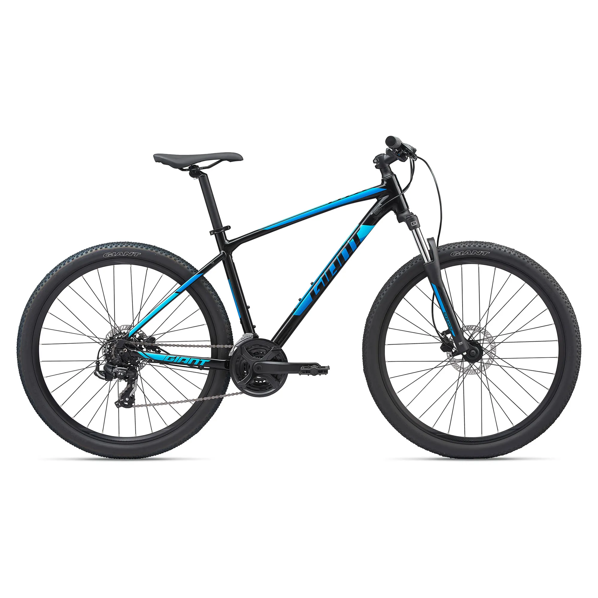Giant Bicycles Mtb Atx 2020 Giant ATX Disc Hardtail Mountain Bike Black/Blue Giant Bicycles Mtb Atx 2020 Giant ATX Disc Hardtail Mountain Bike Black/Blue