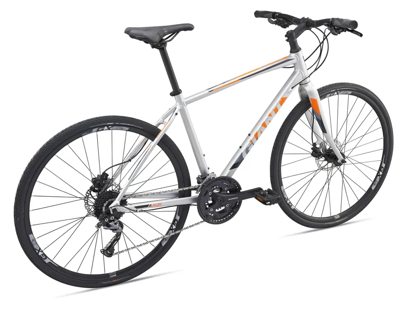 2019 Giant Escape 1 Disc Mens Hybrid Bike - Silver-1