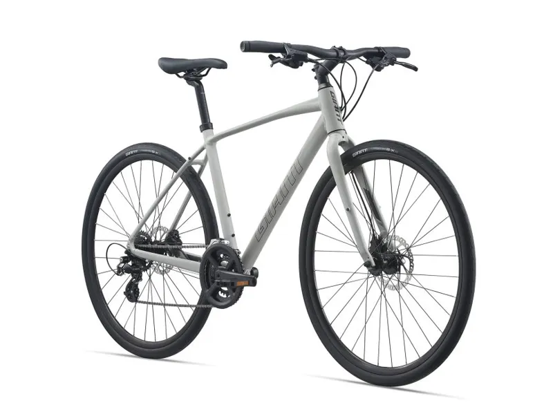 2021 Giant Escape 2 Disc Mens Hybrid Bike - Concrete-2