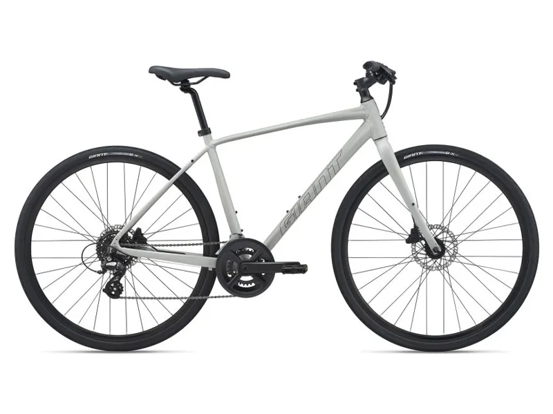 2021 Giant Escape 2 Disc Mens Hybrid Bike Concrete