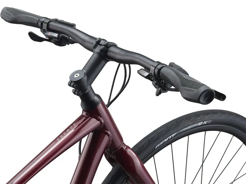 2021 Giant Escape 2 Disc Mens Hybrid Bike - Garnet-3