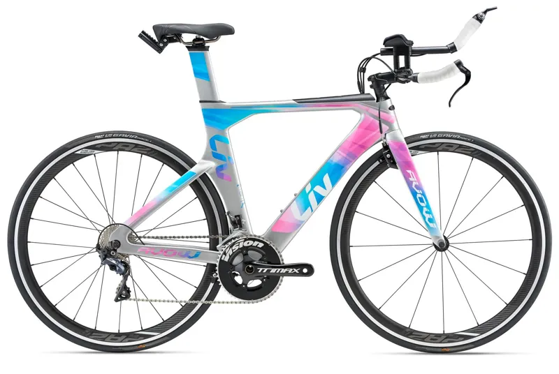 2018 Giant Liv Avow Advanced Womens Road Bike - Silver/Pink/Blue