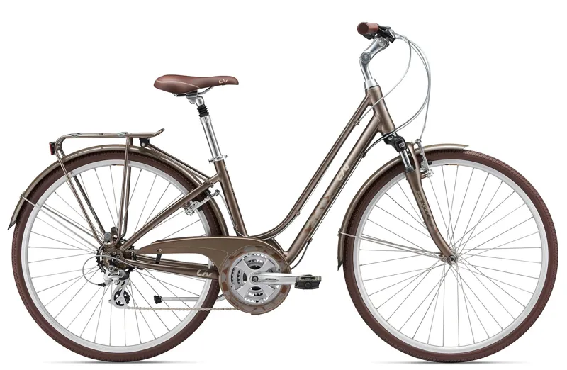 2018 Giant Liv Flourish FS 2 Womens Hybrid Bike Black Dark Blue