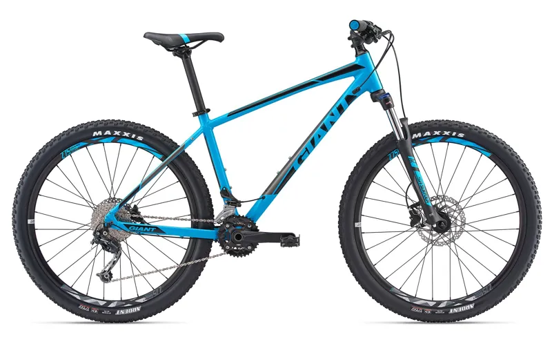 Blue giant mountain shop bike