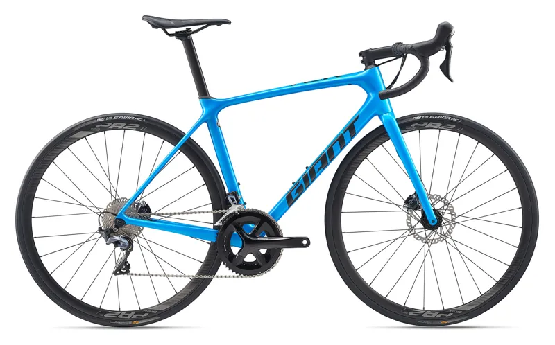 2020 Giant TCR Advanced 1 Disc Mens Road Bike - Gloss Metallic Blue