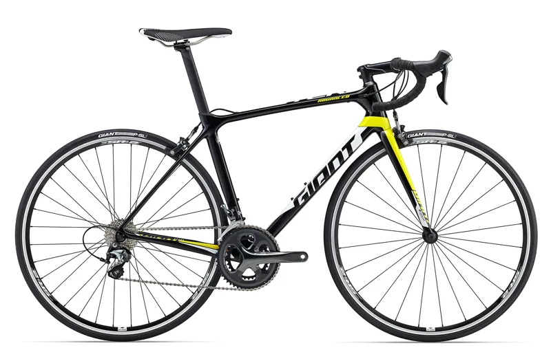 2016 Giant TCR Advanced 3 Road Bike in Black Yellow