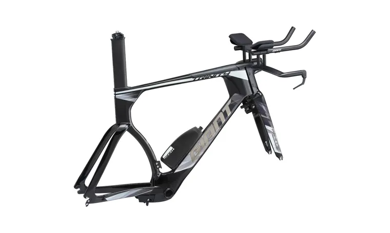 2018 Giant Trinity Advanced Mens Carbon Tri Frameset - Black/Silver