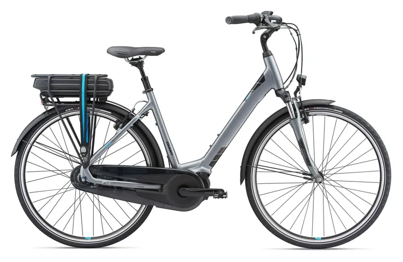 18 Giant Entour E 1 Low Step Through Electric Bike Magnesium