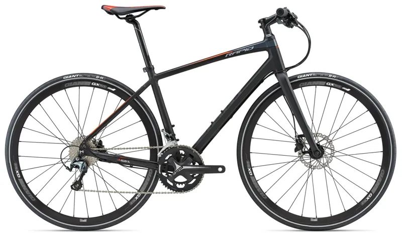 2018 Giant Rapid 1 Mens Hybrid Bike Black