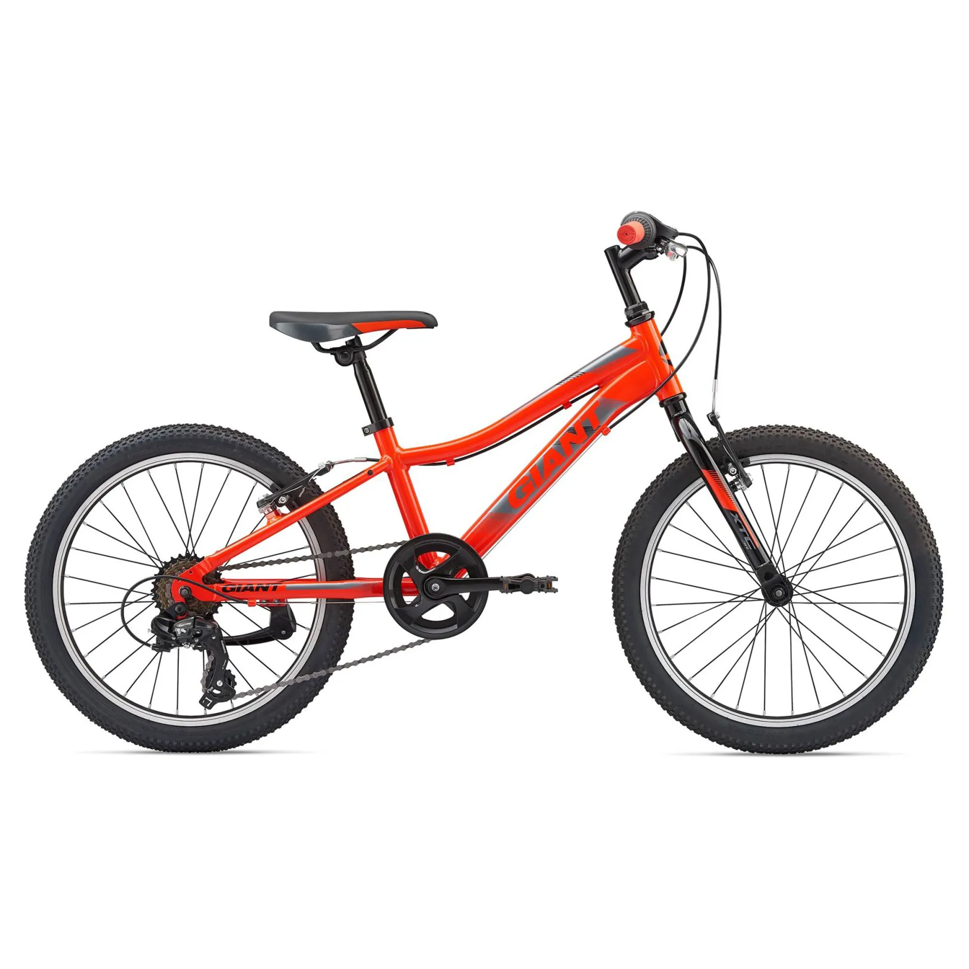 2019 Giant XTC Jr 20 Lite Kids Mountain Bike Neon Red/Black