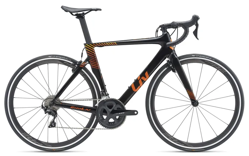 2019 Giant Liv EnviLiv Advanced 2 Womens Road Bike Gloss Carbon