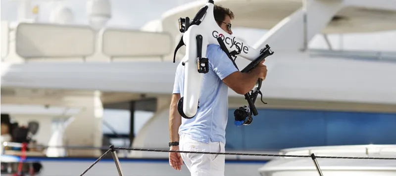 Gocycle GS Folding Electric Bike - White/Black-1