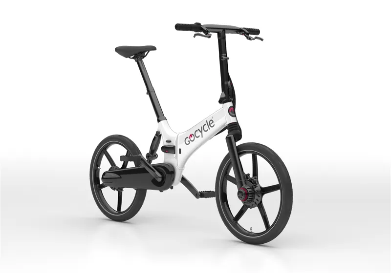 Gocycle GX Folding Electric Bike - White/Gloss Black-1