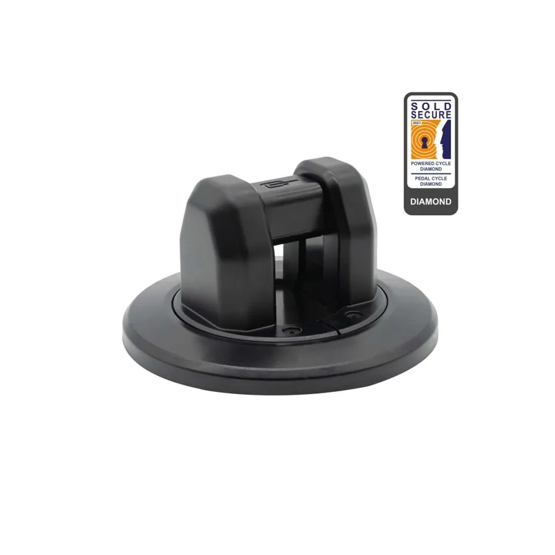 Hiplok A1000 Wall and Ground Bicycle Anchor Lock - Black