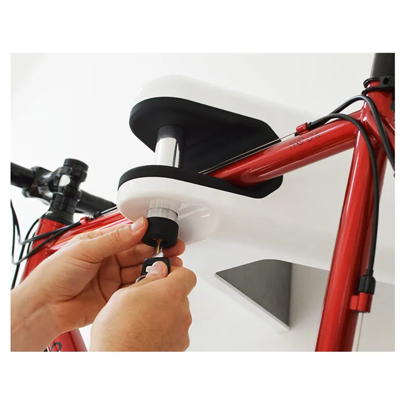 Hiplok Airlok Wall Mounted Bicycle Lock/Hanger - White-1