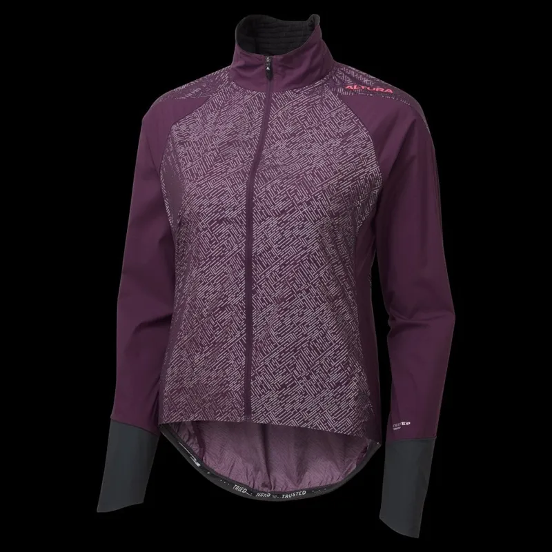 Altura Icon Womens Rocket Packable Cycling Jacket - Purple-1