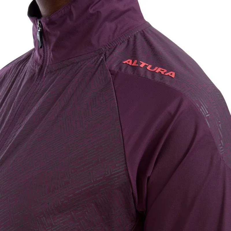 Altura Icon Womens Rocket Packable Cycling Jacket - Purple-8