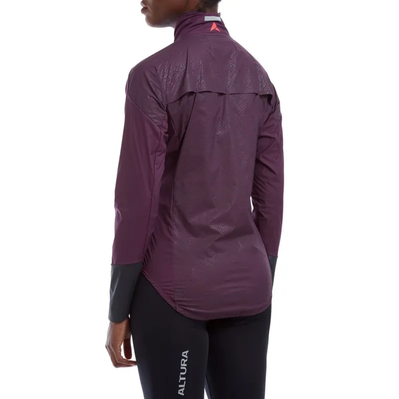 Altura Icon Womens Rocket Packable Cycling Jacket - Purple-12